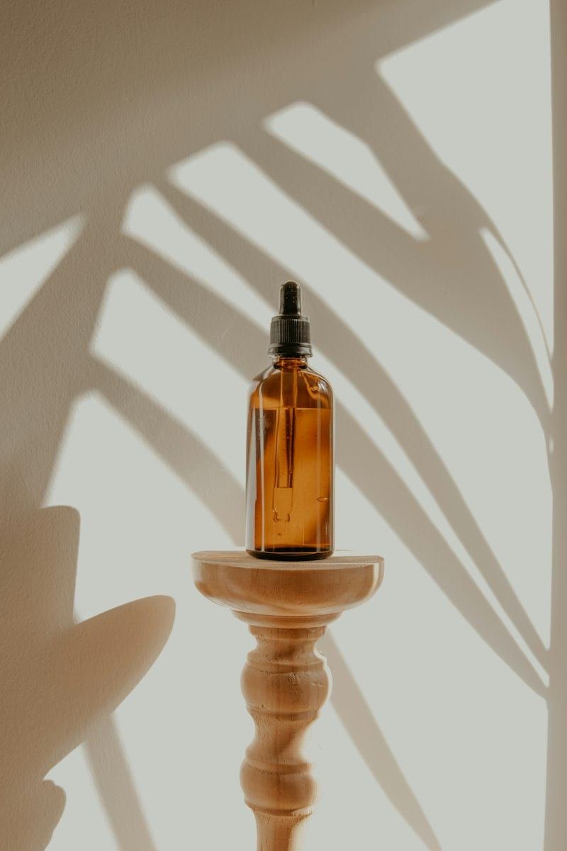 Cosmetic and skincare bottles